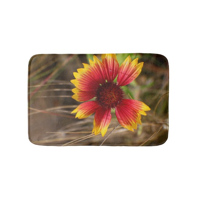 Flower in the Wind Bath Mat (Front)