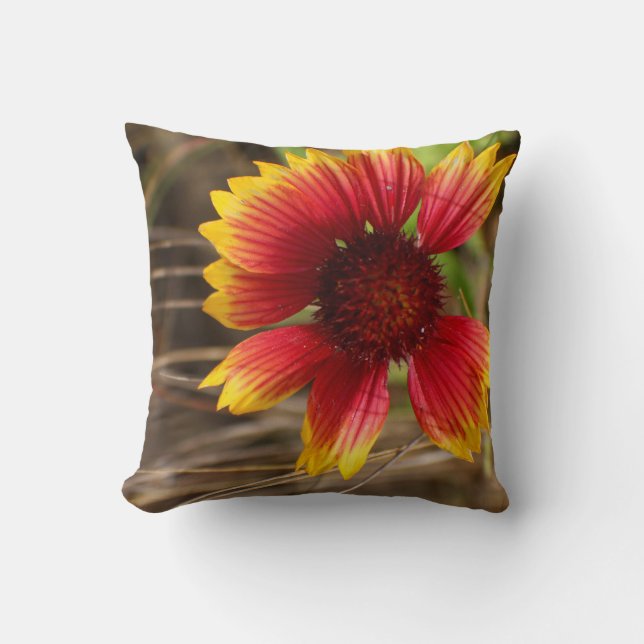 Flower in the Wind Cushion (Front)