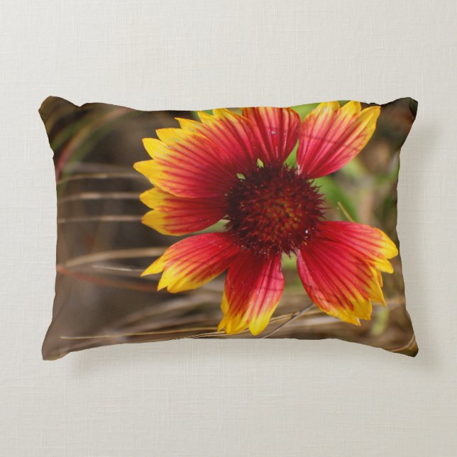 Flower in the Wind Decorative Cushion (Front)