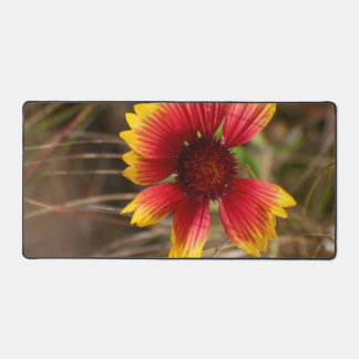 Flower in the Wind Desk Mat