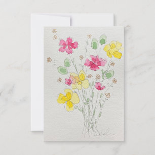 flower invitation