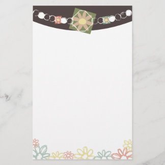 flower jewellery necklace stationery