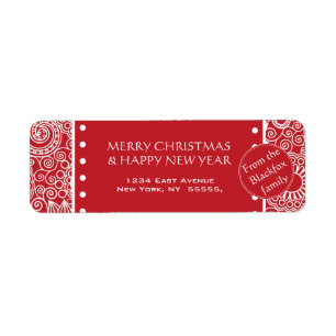 Flower jungle Personalised stationary Return Address Label