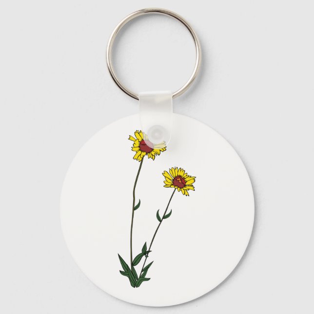 Flower Key Ring (Front)