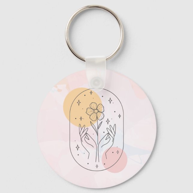 Flower Key Ring (Front)