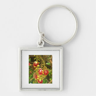 flower key ring