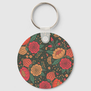 flower key ring