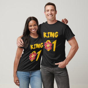 Flower King 01 Couple T-Shirt
