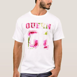 Flower King and Queen Couple 01 T-Shirt