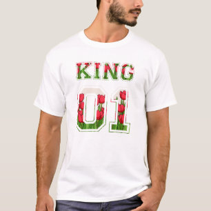 Flower King and Queen Couple 01 T-Shirt