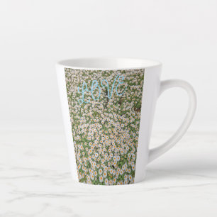 flower latte mug