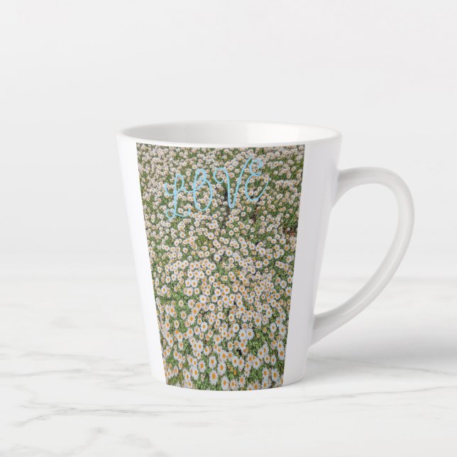 flower latte mug (Right)