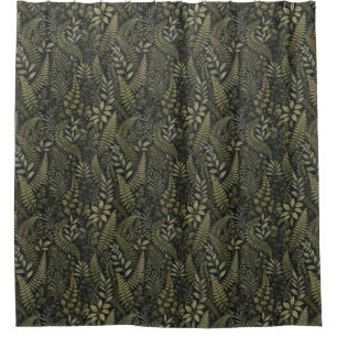 Flower Leaf Shower Curtain