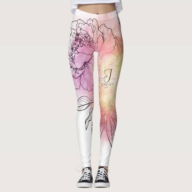 flower leggings (Front)