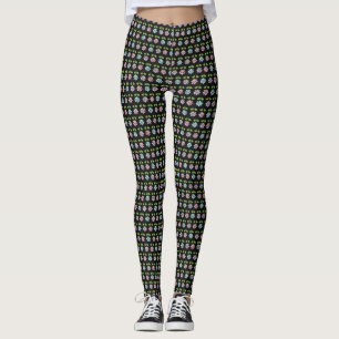 Flower Leggings Multi Coloured Stylish