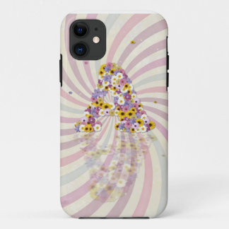 Flower letter A iPhone 11 Case