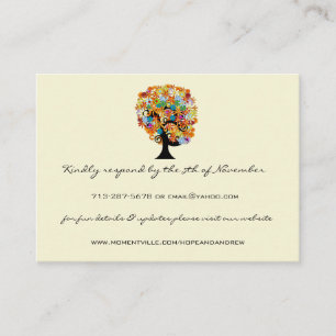 Flower Love Tree Response and Website Cards