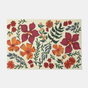 Flower Lover Doormat, Cute Flower Welcome Mat