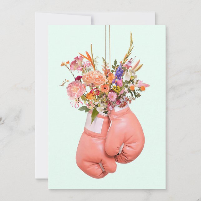Flower Lover | Flower Power Save The Date (Front)