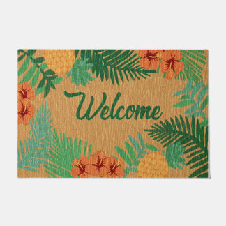 Flower Lover Gift, Floral Doormat, Colourful Flowe Doormat