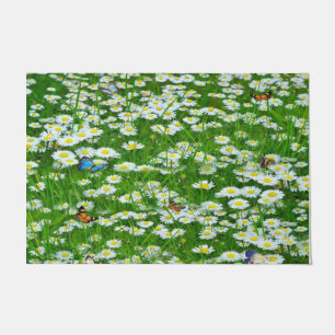 Flower Lover Mat, Cute Butterfly Doormat