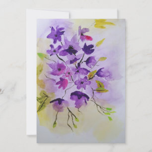 Flower Lover Purple Flowers Save The Date