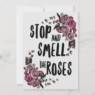 Flower Lover Rose Flower Garden Save The Date