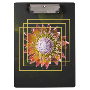 Flower Lover Square Flower Clipboard