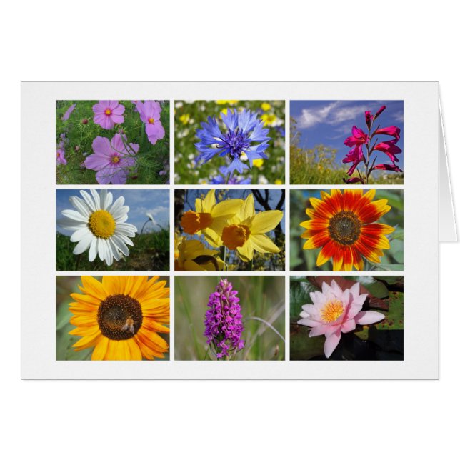 Flower-lover's card (Front Horizontal)