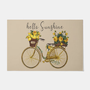 Flower Lovers Gift, Hello Sunshine Doormat
