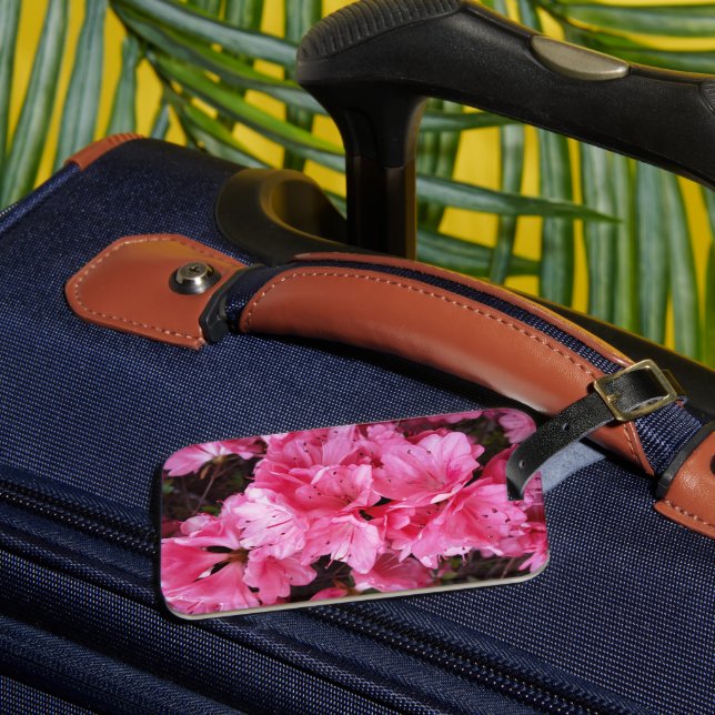 Flower Luggage Tag (Front Insitu 3)