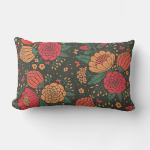 flower lumbar cushion