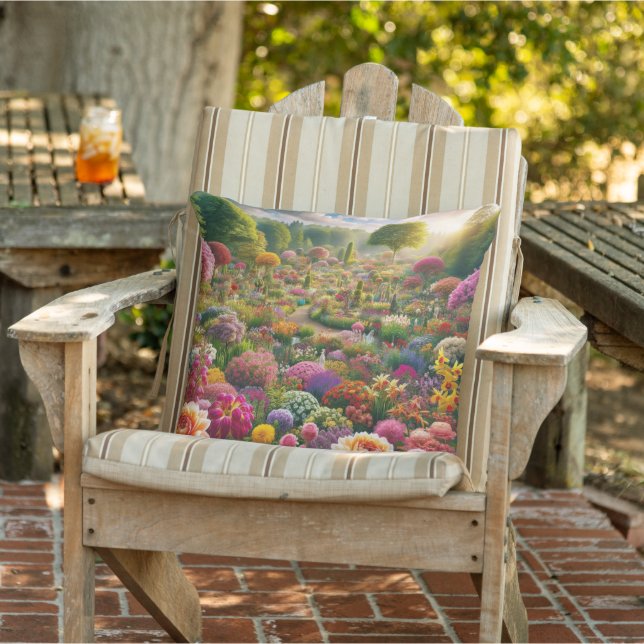 Flower magic – a paradise of colours cushion (Chair)