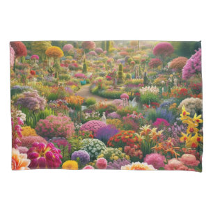 Flower magic – a paradise of colours pillowcase