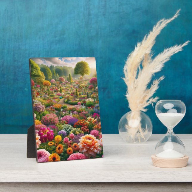 Flower magic – a paradise of colours plaque (Side)