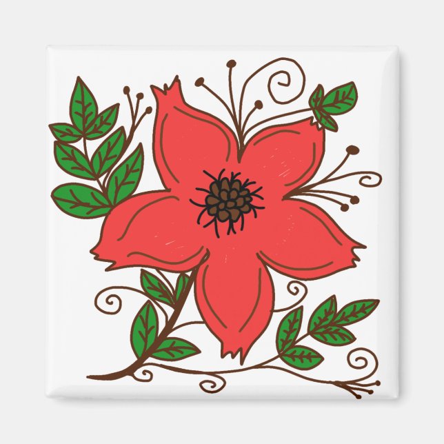 Flower Magnet (Front)