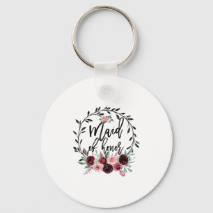 Flower Maid Of Honour Shower Wedding Bachelorette Key Ring