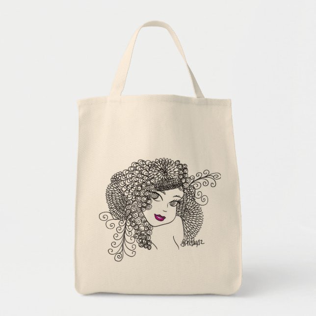 Flower Maiden Tote Bag (Front)