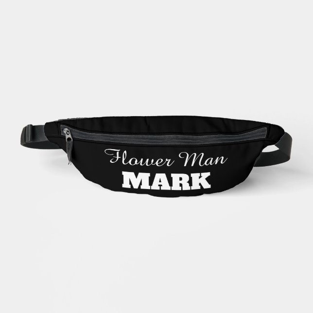 Flower Man Flower Dude Custom Bum Bags (Front)