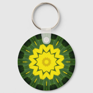 Flower Mandala 06 Key Ring
