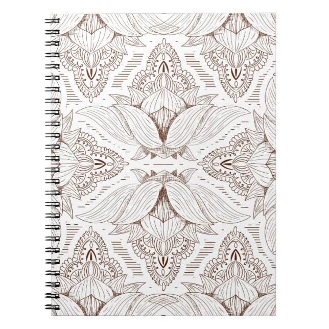 Flower Mandala 1 Notebook (Front)