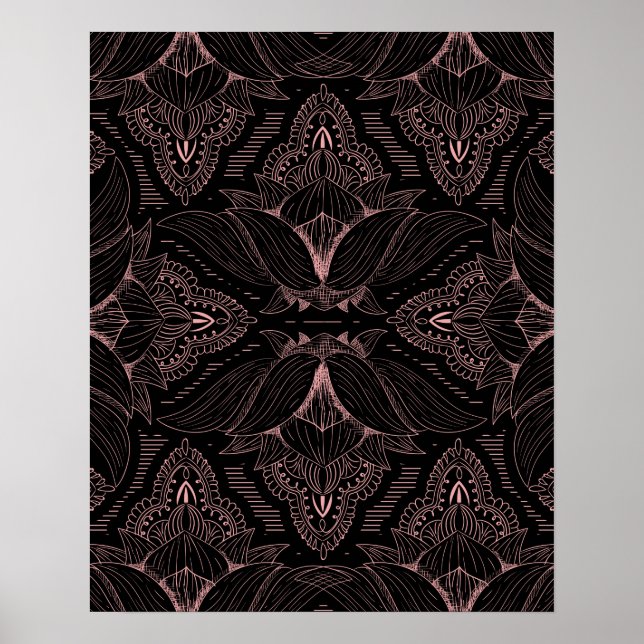 Flower Mandala 2 Poster (Front)