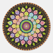 FLOWER MANDALA ART FOR SPIRITUAL MEDITATION