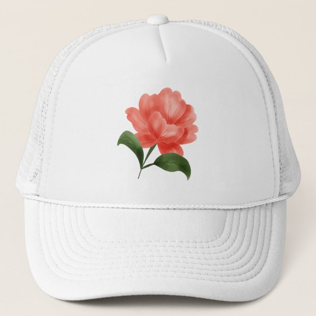 flower Mandala art Trucker Hat (Front)