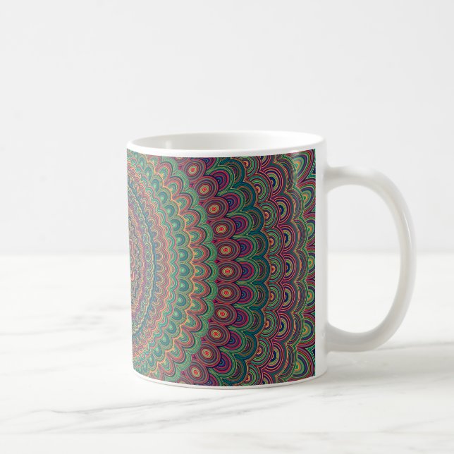 Flower mandala coffee mug (Right)