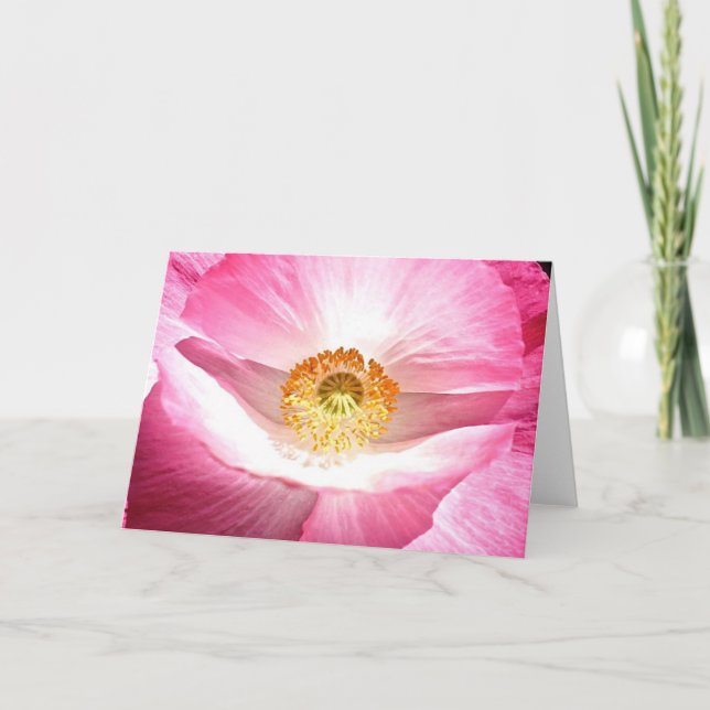 Flower Mandala Greeting Card (Front)