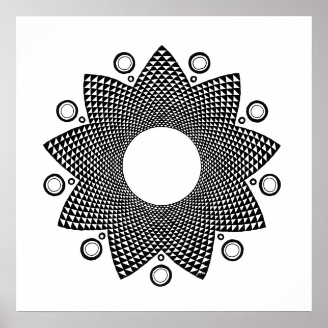 Flower Mandala III Poster (Front)