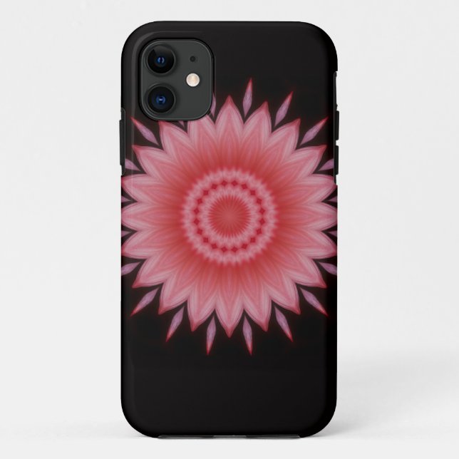 Flower Mandala in Pink Case-Mate iPhone Case (Back)