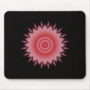 Flower Mandala in Pink Mouse Pad