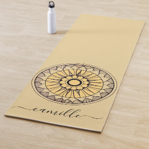 Flower Mandala Personalised Yoga Mat